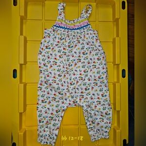 Baby BodenColorful Floral Baby Romper